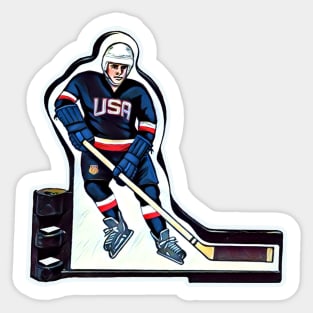 Coleco Table Hockey Players -Hockey USA Sticker
